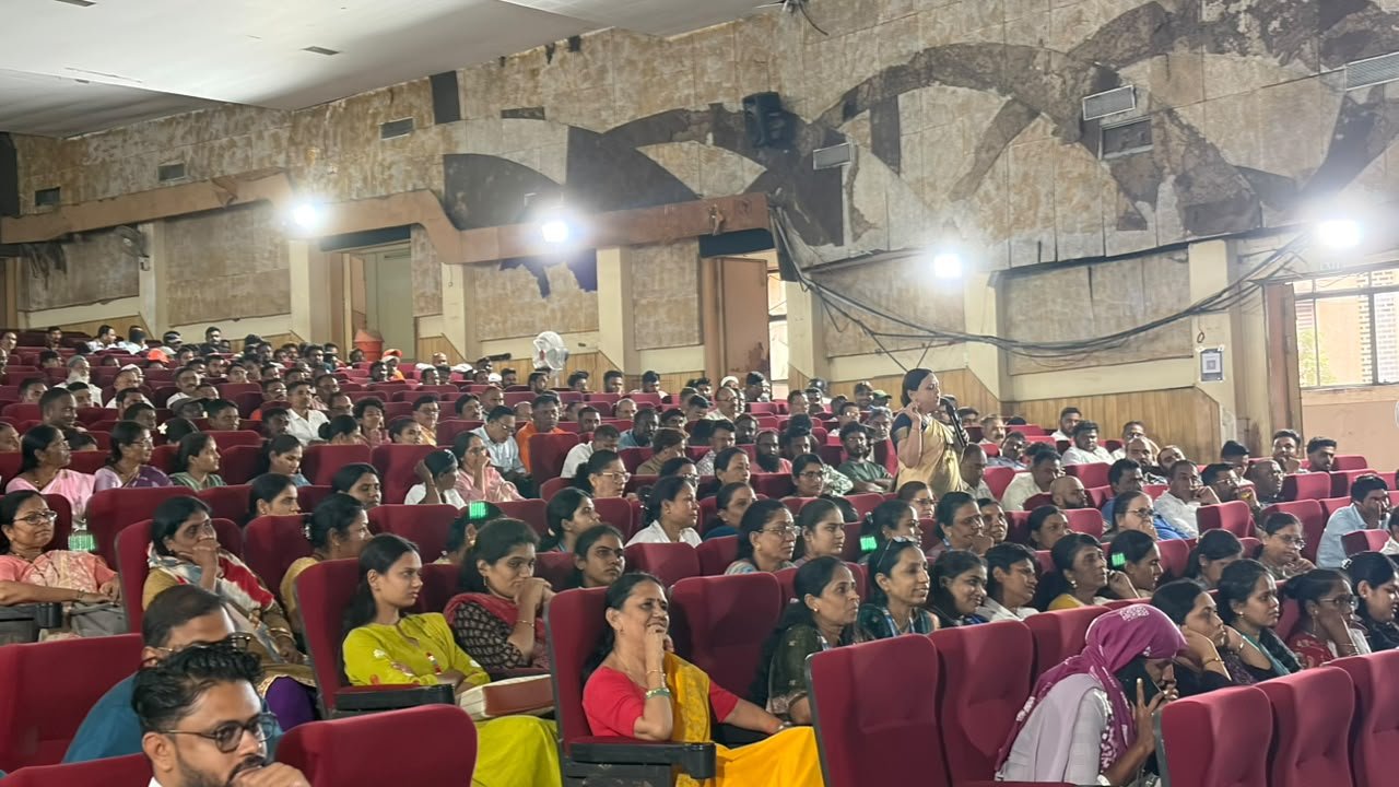 Participants attending a mental health awareness and guidance programme by PRAYAGAM BAHUUDDHESHIYA SANSTHA